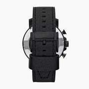  Shop Authentic Fossil Nate Chronograph Black Dial Black Leather Strap Watch for Men - JR1354 - Luxxuri