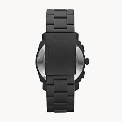  Shop Authentic Fossil Machine Chronograph Black Dial Black Steel Strap Watch for Men - FS4682 - Luxxuri