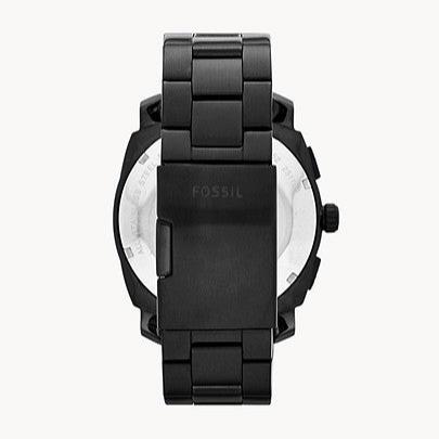  Shop Authentic Fossil Machine Chronograph Black Dial Black Steel Strap Watch for Men - FS4552 - Luxxuri