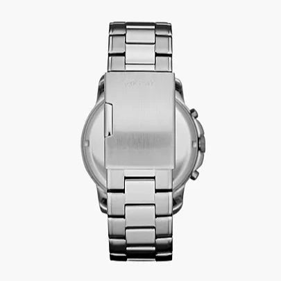  Shop Authentic Fossil Grant Chronograph Black Dial Silver Steel Strap Watch for Men - FS4736 - Luxxuri