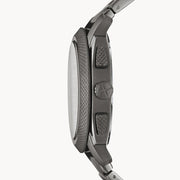  Shop Authentic Fossil Machine Chronograph Black Dial Grey Steel Strap Watch for Men - FS4662 - Luxxuri