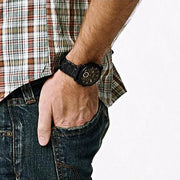  Shop Authentic Fossil Machine Chronograph Black Dial Black Steel Strap Watch for Men - FS4682 - Luxxuri