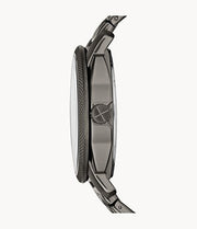  Shop Authentic Fossil Machine Chronograph Black Dial Grey Steel Strap Watch for Men - FS4774 - Luxxuri
