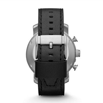  Shop Authentic Fossil Nate Chronograph Black Dial Black Leather Strap Watch for Men - JR1436 - Luxxuri