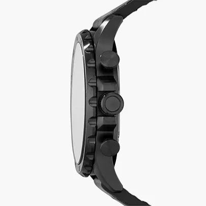  Shop Authentic Fossil Nate Chronograph Black Dial Black Leather Strap Watch for Men - JR1354 - Luxxuri