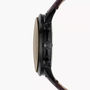  Shop Authentic Fossil Townsman Chronograph Black Dial Brown Leather Strap Watch for Men - FS5437 - Luxxuri