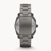  Shop Authentic Fossil Machine Chronograph Black Dial Grey Steel Strap Watch for Men - FS4662 - Luxxuri