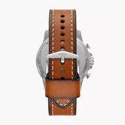  Shop Authentic Fossil Bowman Chronograph Blue Dial Brown Leather Strap Watch for Men - FS5602 - Luxxuri