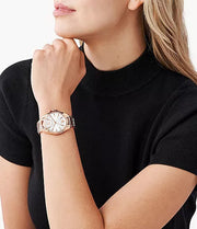  Shop Authentic Michael Kors Whitney Quartz White Dial Rose Gold Steel Strap Watch For Women - MK6694 - Luxxuri