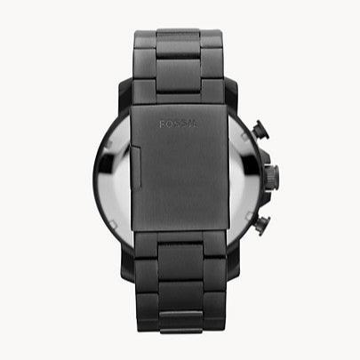  Shop Authentic Fossil Nate Chronograph Gunmetal Dial Grey Steel Strap Watch for Men - JR1437 - Luxxuri