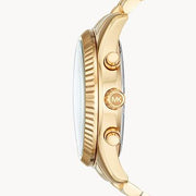  Shop Authentic Michael Kors Lexington Crystals Gold Dial Gold Steel Strap Watch for Men - MK8494 - Luxxuri