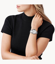  Shop Authentic Michael Kors Bradshaw  Chronograph Silver Dial Silver Steel Strap Watch for Women - MK6174 - Luxxuri