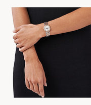  Shop Authentic Michael Kors Darci Silver Dial Two Tone Steel Strap Watch for Women - MK3298 - Luxxuri
