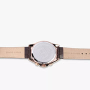  Shop Authentic Tommy Hilfiger Luke Quartz White Dial Brown Leather Strap Watch for Men - 1791118 - Luxxuri
