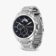  Shop Authentic Tommy Hilfiger Decker Quartz Blue Dial Silver Steel Strap Watch for Men - 1791348 - Luxxuri