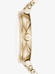  Shop Authentic Michael Kors Sofie Quartz Gold Dial Gold Steel Strap Watch For Women - MK3881 - Luxxuri