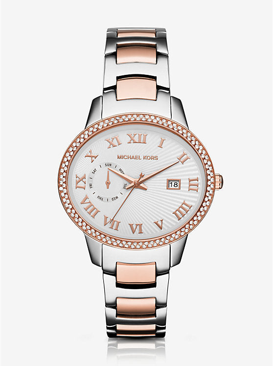  Shop Authentic Michael Kors Whitley Analog White Dial Two Tone Steel Strap Watch For Women - MK6228 - Luxxuri