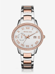  Shop Authentic Michael Kors Whitley Analog White Dial Two Tone Steel Strap Watch For Women - MK6228 - Luxxuri
