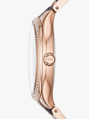  Shop Authentic Michael Kors Bryn Rose Gold Dial Two Tone Steel Strap Watch For Women - MK6276 - Luxxuri