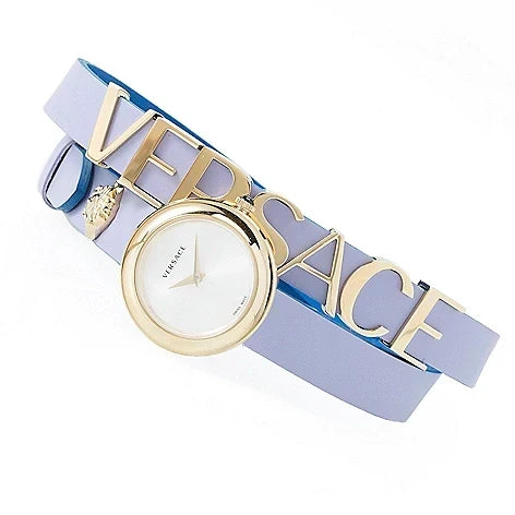  Shop Authentic Versace V-Flare Silver Dial Purple Leather Strap Watch for Women - VEBN00318 - Luxxuri