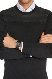  Shop Authentic Hugo Boss Driver Black Dial Black Leather Strap Watch for Men -1513087 - Luxxuri