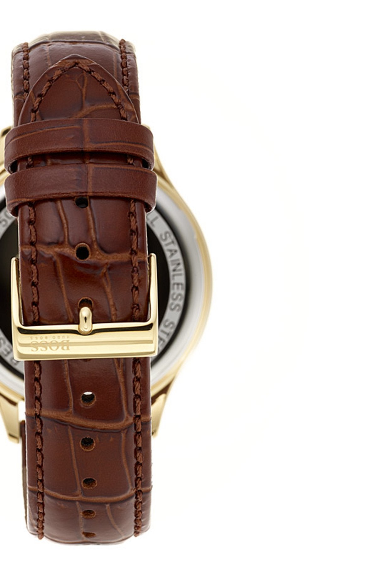  Shop Authentic Hugo Boss Ambassador Grey Dial Brown Leather Strap Watch for Men - 1513387 - Luxxuri