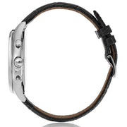  Shop Authentic Hugo Boss Companion Black Dial Black Leather Strap Watch for Men - 1513543 - Luxxuri