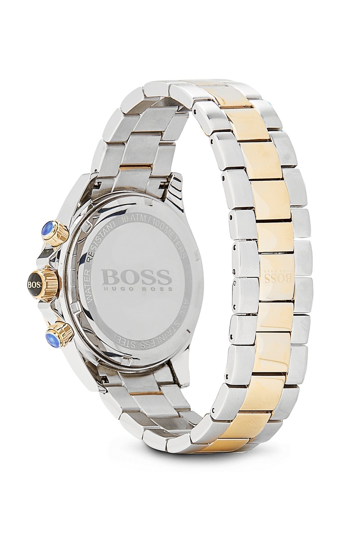  Shop Authentic Hugo Boss Ikon Chronograph Silver Dial Two Tone Steel Strap Watch for Men - 1512960 - Luxxuri
