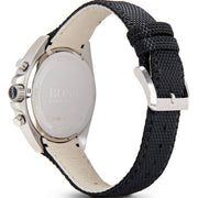  Shop Authentic Hugo Boss Driver Black Dial Black Leather Strap Watch for Men -1513087 - Luxxuri