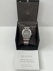  Shop Authentic Bulova Classic Collection Multifunction Grey Dial Silver Steel Strap Watch for Men - 96C148 - Luxxuri