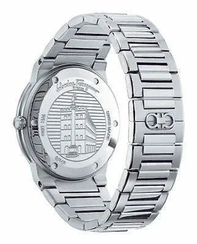  Shop Authentic Salvatore Ferragamo Sapphire Blue Dial Silver Steel Strap Watch for Men - SFHP006-20 - Luxxuri