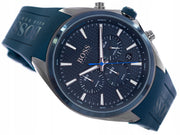  Shop Authentic Hugo Boss Distinct Blue Dial Blue Rubber Strap Watch for Men - 1513856 - Luxxuri