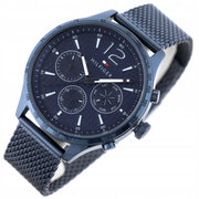  Shop Authentic Tommy Hilfiger Gavin Chronograph Blue Dial Blue Mesh Bracelet Watch for Men - 1791471 - Luxxuri