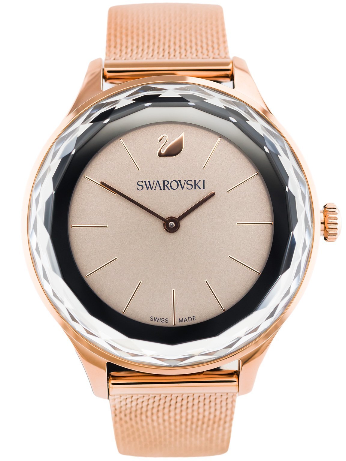  Shop Authentic Swarovski Octea Nova Grey Dial Gold Mesh Bracelet Watch for Women - 5451634 - Luxxuri