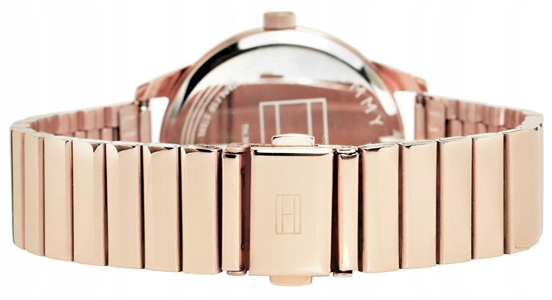  Shop Authentic Tommy Hilfiger Brooke Silver Dial Rose Gold Steel Strap Watch for Women - 1782021 - Luxxuri
