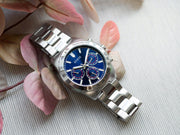  Shop Authentic Guess Altitude Chronograph Blue Dial Silver Steel Strap Watch for Men - GW0329G1 - Luxxuri