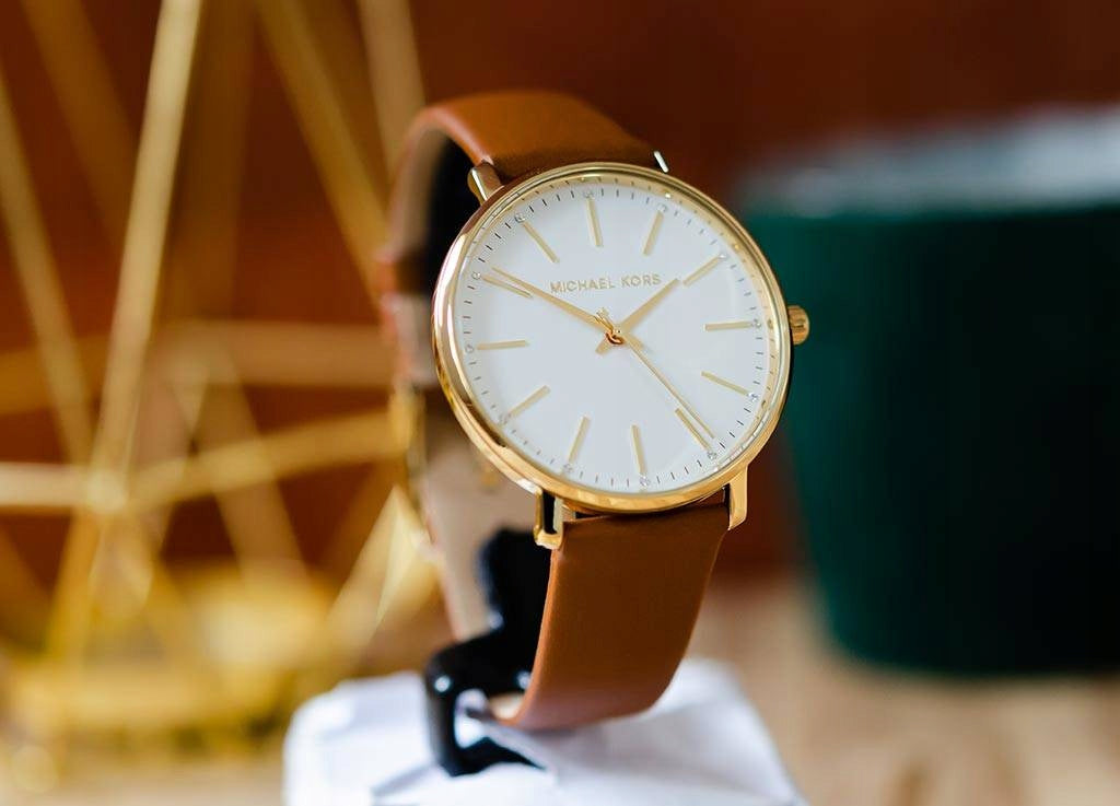  Shop Authentic Michael Kors Pyper Quartz Silver Dial Brown Leather Watch For Women - MK2740 - Luxxuri
