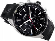  Shop Authentic Hugo Boss Distinct Black Dial Black Rubber Strap Watch for Men - 1513855 - Luxxuri