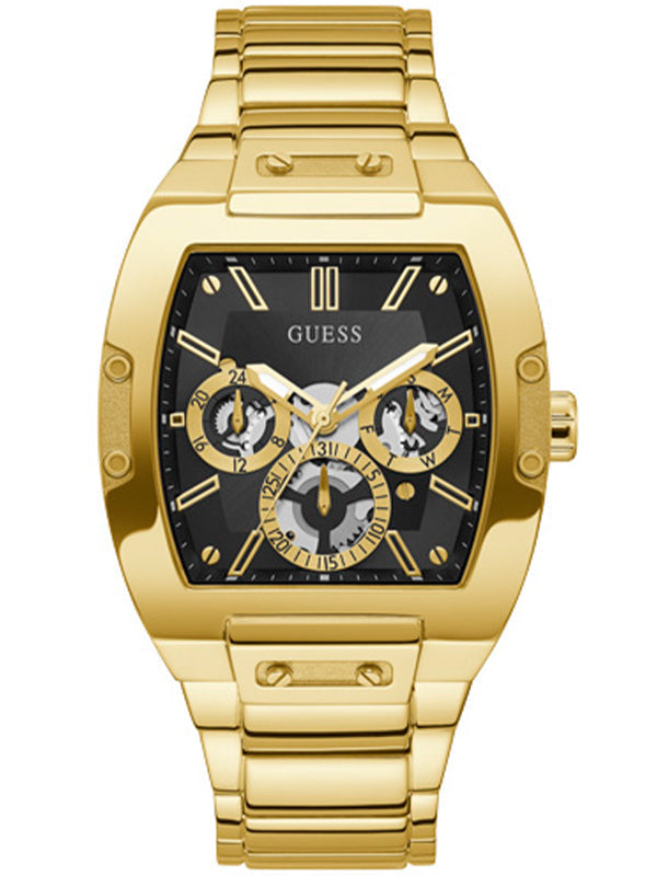  Shop Authentic Guess Phoenix Multi Function Black Dial Gold Steel Strap Watch for Men - GW0456G1 - Luxxuri