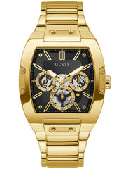  Shop Authentic Guess Phoenix Multi Function Black Dial Gold Steel Strap Watch for Men - GW0456G1 - Luxxuri