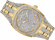  Shop Authentic Bulova Phantom Crystal Silver Dial Two Tone Steel Strap Watch for Men - 98B323 - Luxxuri