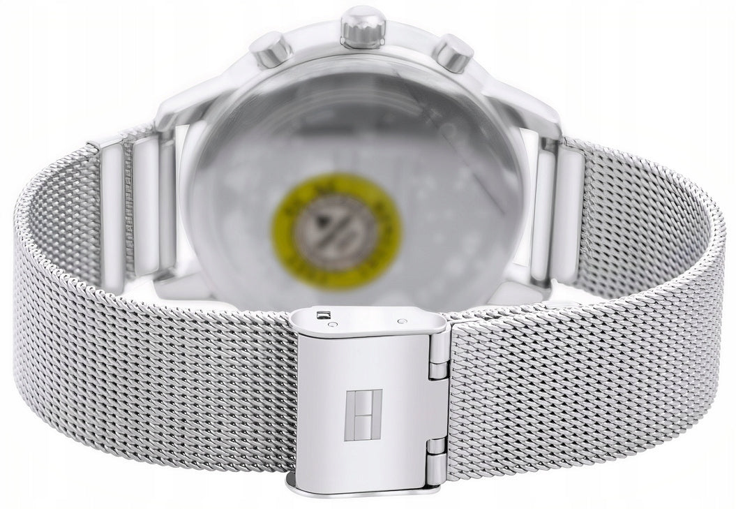  Shop Authentic Tommy Hilfiger Blake Diamonds Silver Dial Silver Mesh Bracelet Watch for Women - 1782301 - Luxxuri