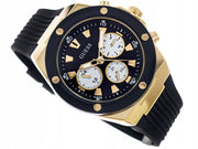  Shop Authentic Guess Poseidon Chronograph Black Dial Black Rubber Strap Watch for Men - GW0057G1 - Luxxuri