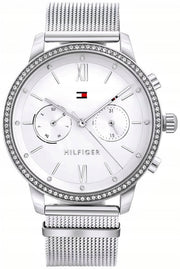  Shop Authentic Tommy Hilfiger Blake Diamonds Silver Dial Silver Mesh Bracelet Watch for Women - 1782301 - Luxxuri