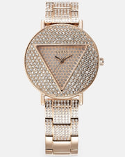  Shop Authentic Guess Trend Diamonds Rose Gold Dial Rose Gold Steel Strap Watch for Women - GW0512L3 - Luxxuri