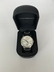  Shop Authentic Emporio Armani Classic Quartz White Dial Silver Steel Strap Watch For Men - AR2430 - Luxxuri