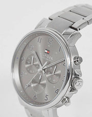  Shop Authentic Tommy Hilfiger Chronograph Grey Dial Silver Steel Strap Watch for Men - 1710382 - Luxxuri