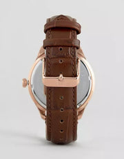  Shop Authentic Tommy Hilfiger Oliver Chronograph White Dial Brown Leather Strap Watch for Men - 1791306 - Luxxuri