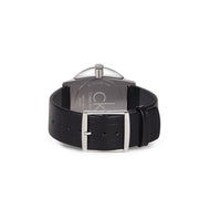  Shop Authentic Calvin Klein Grey Dial Black Leather Strap Watch for Women - K2Y2Y1CU - Luxxuri