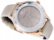  Shop Authentic Swarovski Octea Nova Grey Dial Grey Leather Strap Watch for Women - 5295326 - Luxxuri
